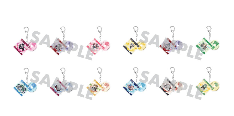 アズールレーン 9th Anniversary CD風2連アクリルキーホルダー