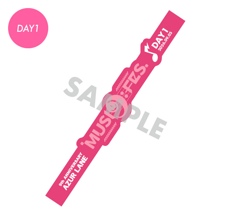オリジナルリストバンド〈DAY1〉